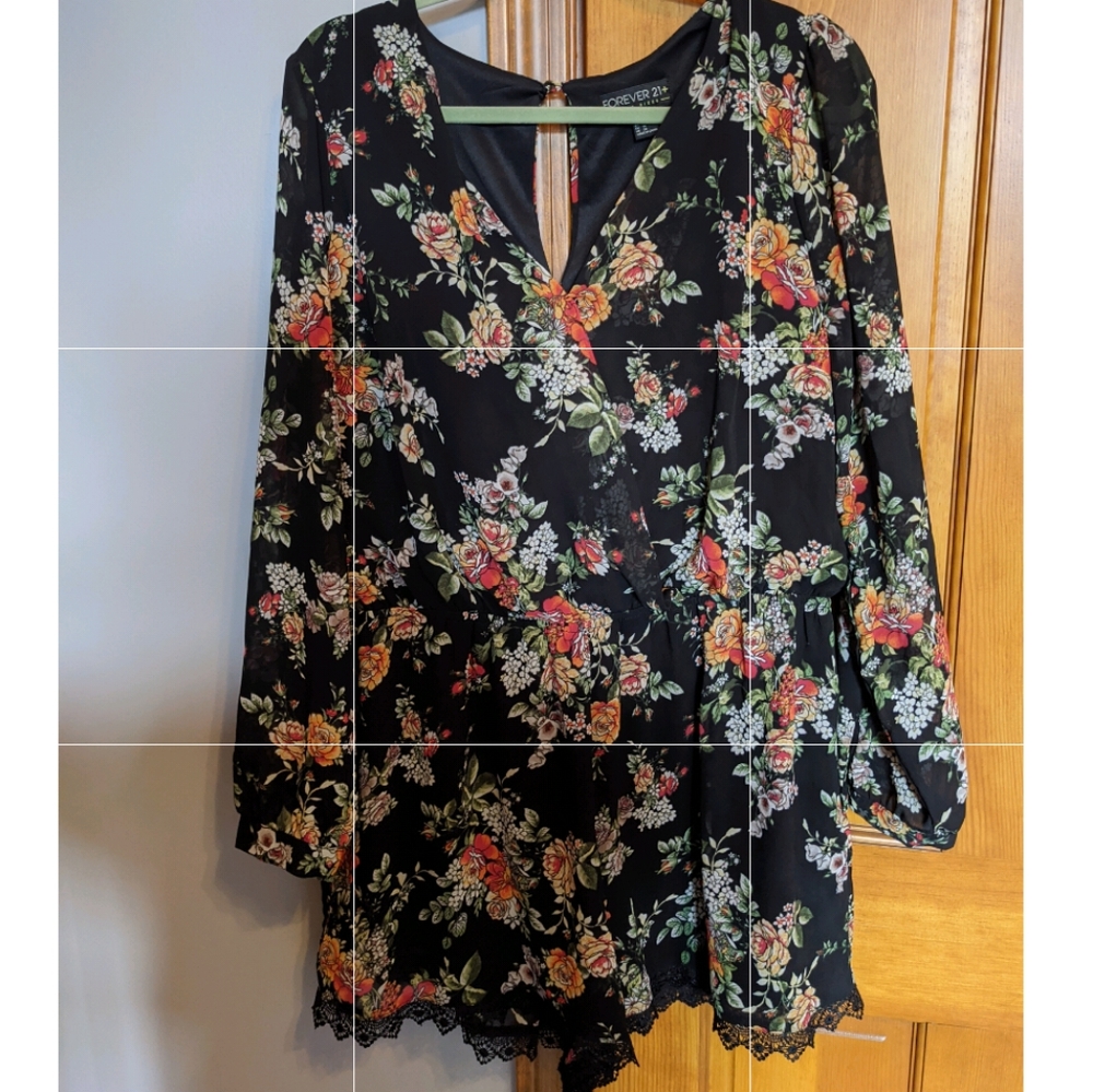Forever 21+ floral romper